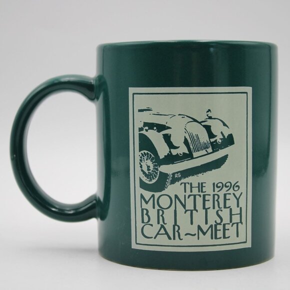 1996 Monterey British Car-Meet Car Week Green Coffee Mug Tea Cup 10oz - Picture 2 of 9